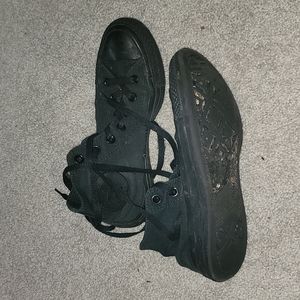 All black converse